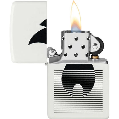 Zippo Flame Gradient Lighter White Matte - Gift Boxed For Collectors And Smokers With Premium Durability by Zippo