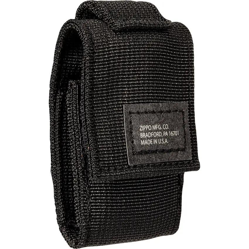 Zippo Tactical Pouch Black 48400 Securely Holds Any Zippo Lighter In Mil Spec Nylon For Outdoor And Field Professionals by Zippo