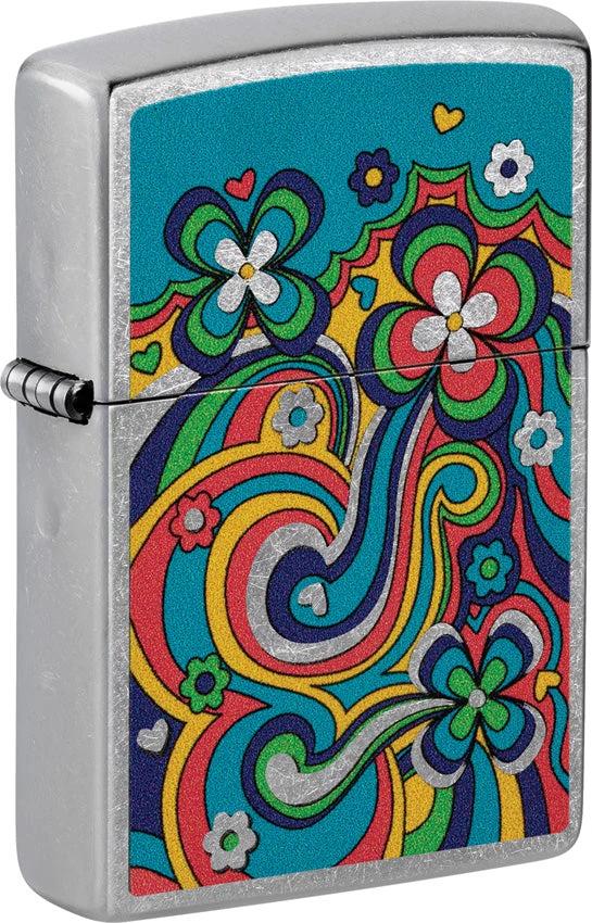 Zippo Flower Power Design Lighter 48579 by Zippo