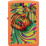 Zippo Sunglass Woman Design Lighter 48580 - Bold Orange Finish for Collectors Gift Ready by Zippo