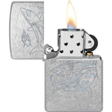 Zippo Iconic Lighter Guy Harvey Design Street Chrome - Boxed Gift For Collectors And Outdoor Enthusiasts by Zippo