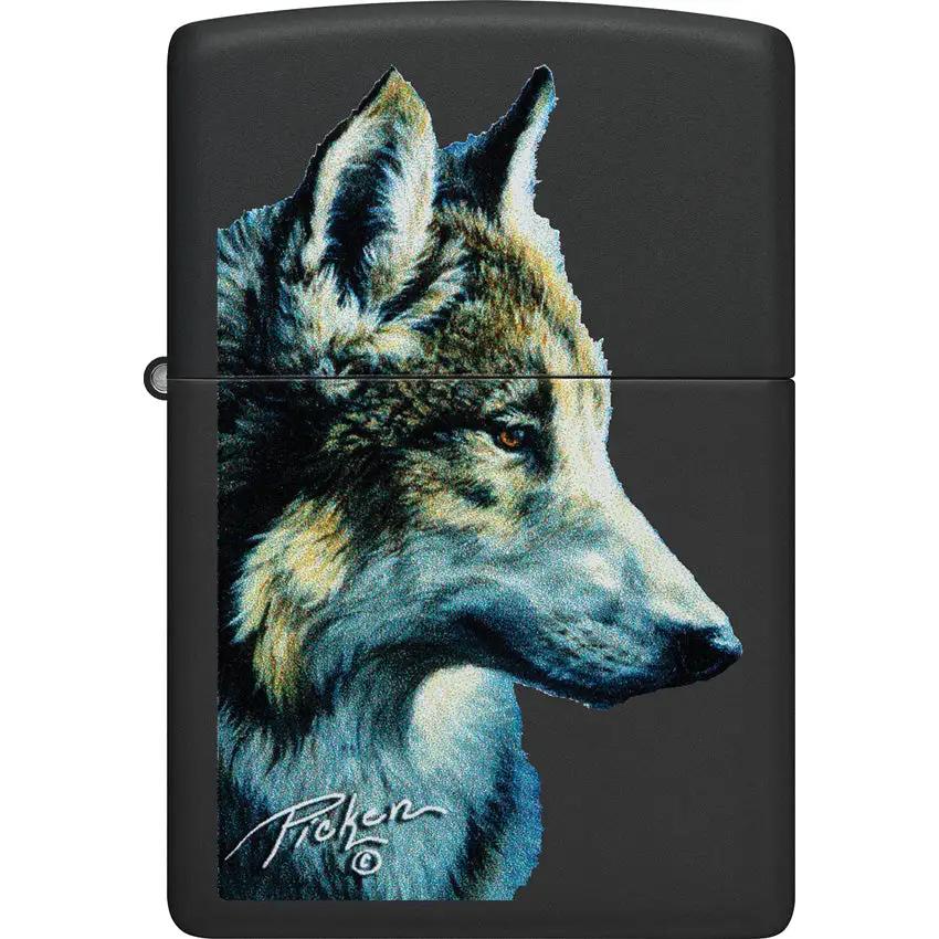 Zippo Linda Picken Lighter 48598 - Black Matte Finish Boxed Gift for Collectors and Fans by Zippo