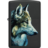 Zippo Linda Picken Lighter 48598 - Black Matte Finish Boxed Gift for Collectors and Fans by Zippo