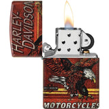 Zippo Harley-Davidson Eagle Lighter - 540 Wraparound Color Design Officially Licensed Collectible by Zippo