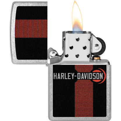 Zippo Harley-Davidson Lighter Street Chrome - Officially Licensed Harley-Davidson Item For Collectors by Zippo