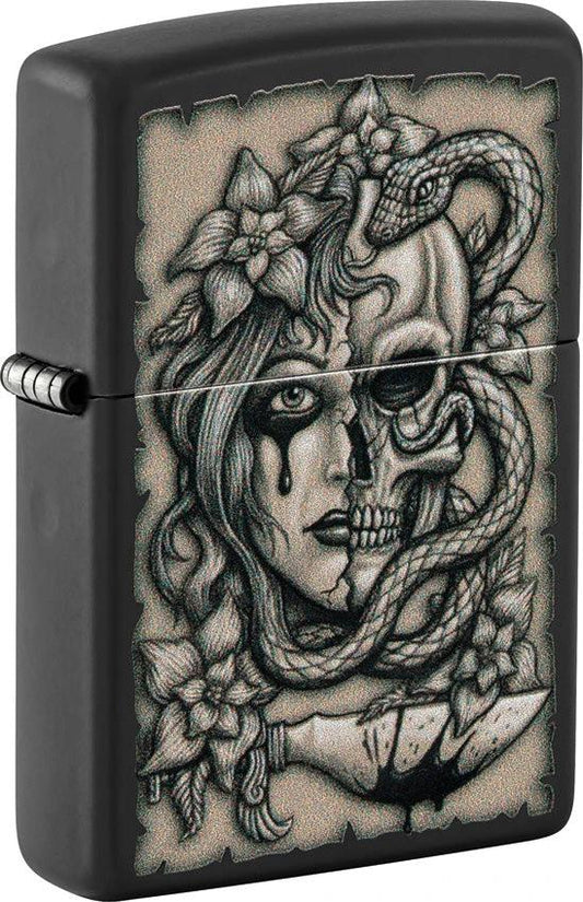 Zippo Gory Tattoo Design Lighter 48616 by Zippo