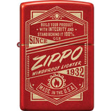 Zippo IT Works Design Lighter - Red Matte Finish, Boxed Gift For Collectors And Fans by Zippo