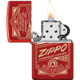 Zippo IT Works Design Lighter - Red Matte Finish, Boxed Gift For Collectors And Fans by Zippo