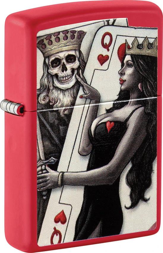Zippo Skull King Queen Design 48624 by Zippo