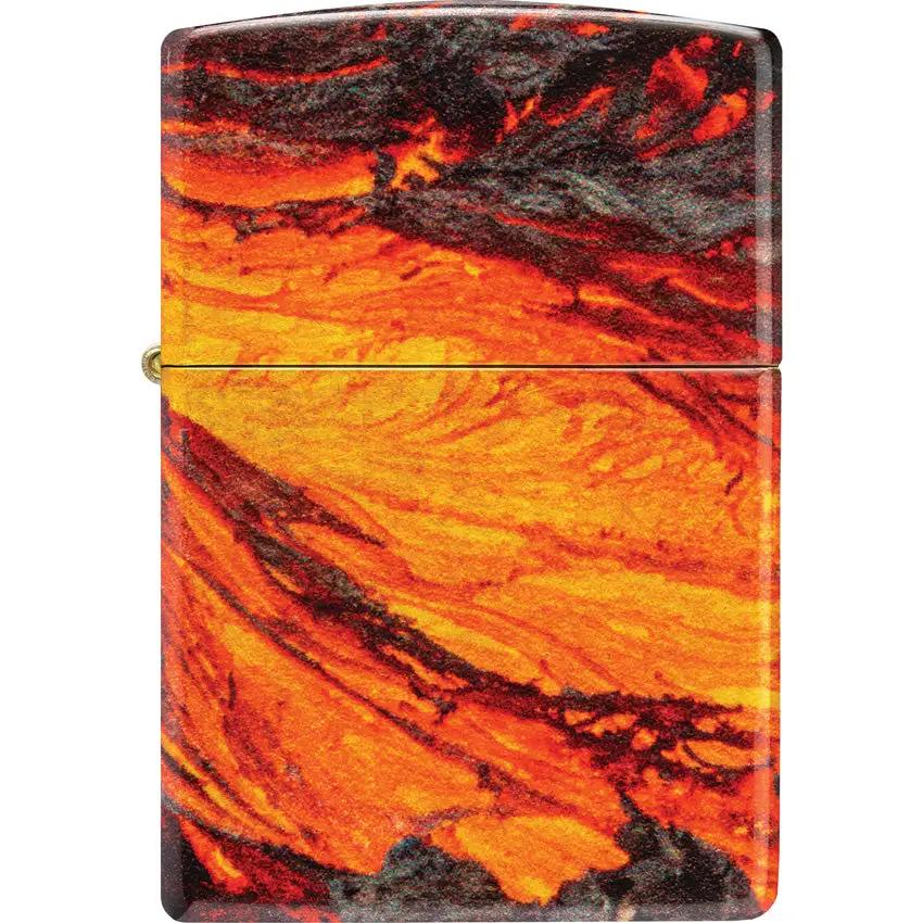 Zippo Lava Flow Design Lighter 48622 - Vivid Lava Flow Wrap For Collectors And Smokers by Zippo