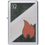 Zippo Flame Design Chrome Lighter - Iconic Craftsmanship With Chrome Finish For Collectors And Everyday Carry by Zippo
