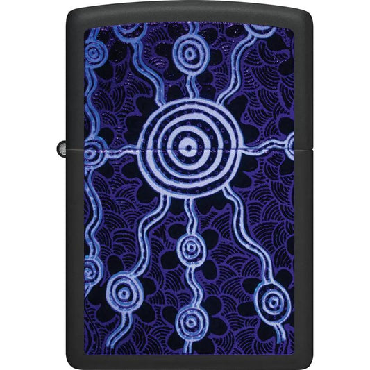 Zippo Lighter John Smith Gumbula Design 48625 - Black Matte Finish Collectible Boxed Gift For Collectors by Zippo