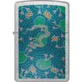 Zippo Lighter Gumbula Design By John Smith Street Chrome - Compact Collectible Lighter With Distinctive Artwork by Zippo