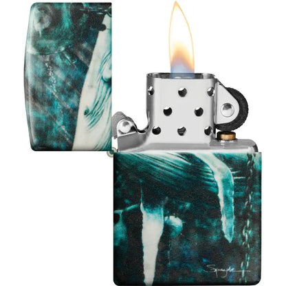Zippo Spazuk Design Lighter - 540 Color Wrap Bold Artful Design Gift Box Included by Zippo