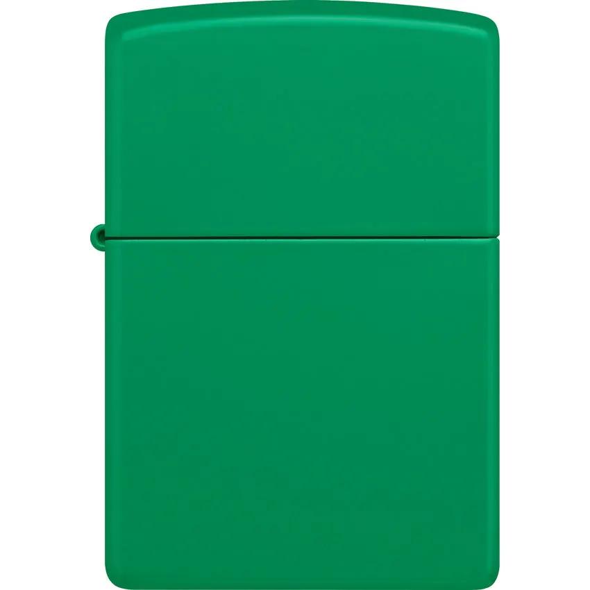 Zippo Grass Green Matte Lighter - Durable Outdoor Ready Finish For Collectors And Everyday Use by Zippo