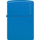 Zippo Sky Blue Classic Lighter 48628ZL - Reliable Ignition in a Bright Sky Blue Finish by Zippo
