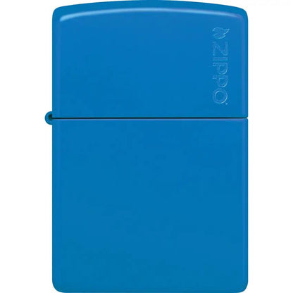 Zippo Sky Blue Classic Lighter 48628ZL - Reliable Ignition in a Bright Sky Blue Finish by Zippo