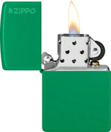 Zippo Grass Green Matte Lighter - Distinctive Grass Green Finish, Boxed Gift for Outdoorsmen and Collectors by Zippo