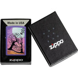 Zippo Skull Tree Lighter - Purple Boxed Gift For Collectors Gothic Design Collectible Flame Companion by Zippo