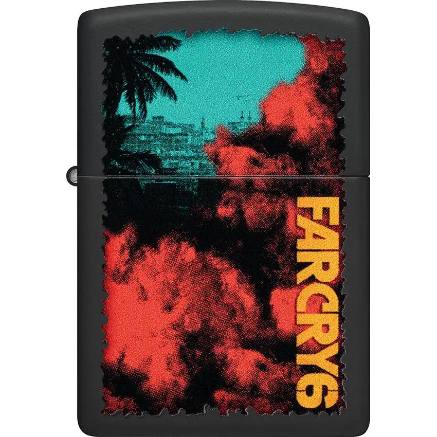 Zippo Far Cry 6 Lighter - Authentic Black Matte Limited Edition for Gamers and Collectors by Zippo