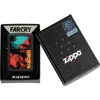 Zippo Far Cry 6 Lighter - Authentic Black Matte Limited Edition for Gamers and Collectors by Zippo