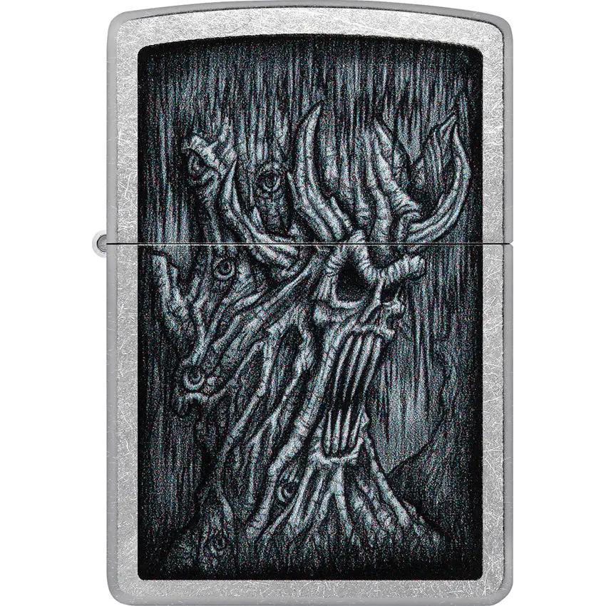 Zippo Evil Tree Lighter - Street Chrome Finish Official Zippo Store Exclusive For Collectors by Zippo