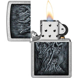 Zippo Evil Tree Lighter - Street Chrome Finish Official Zippo Store Exclusive For Collectors by Zippo