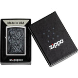 Zippo Evil Tree Lighter - Street Chrome Finish Official Zippo Store Exclusive For Collectors by Zippo