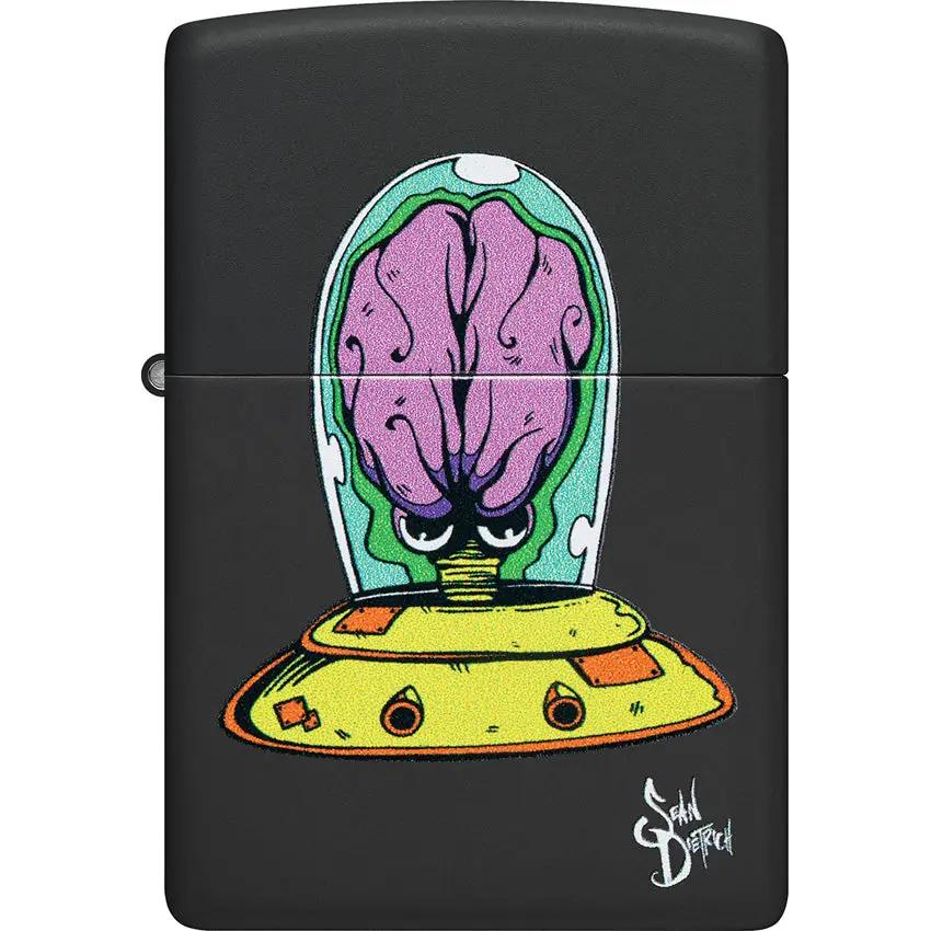 Zippo Sean Dietrich Lighter - Exclusive Black Matte Finish Boxed Gift for Collectors by Zippo