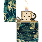 Zippo Asian Bird Lighter 48684 - Collectors Edition Windproof Flame Gift for Zippo Fans by Zippo