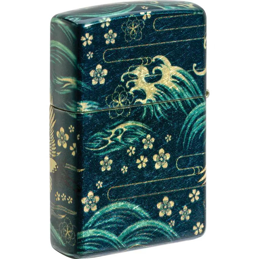 Zippo Asian Bird Lighter 48684 - Collectors Edition Windproof Flame Gift for Zippo Fans by Zippo
