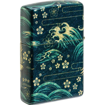Zippo Asian Bird Lighter 48684 - Collectors Edition Windproof Flame Gift for Zippo Fans by Zippo