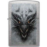 Zippo Dragon Lighter Linen Weave Finish - Boxed Gift for Collectors and Premium Iconic Fire Starter by Zippo
