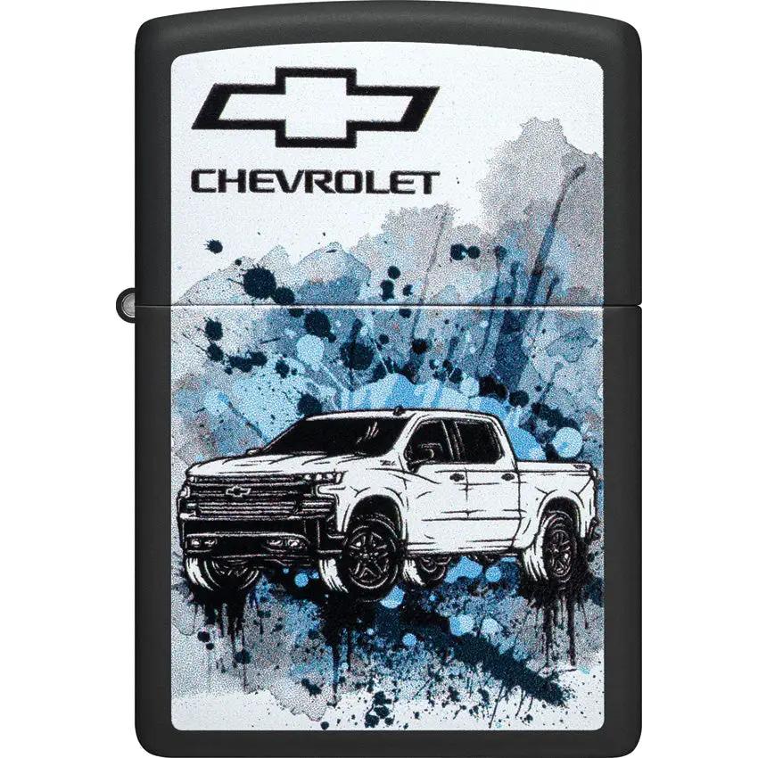 Zippo Chevrolet Truck Lighter 48756 - Black Matte Finish Officially Licensed Gift Boxed For Chevrolet Fans by Zippo