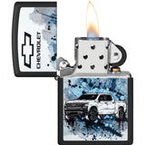 Zippo Chevrolet Truck Lighter 48756 - Black Matte Finish Officially Licensed Gift Boxed For Chevrolet Fans by Zippo