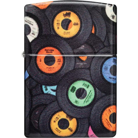 Zippo Records Lighter 48770 - 540 Color Process Finish Collector Edition Boxed Gift For Music Fans by Zippo