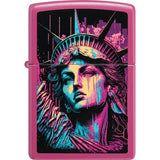 Zippo American Lady Pink Lighter - Windproof Gift Boxed For Women Collectors Premium Edition Gift Idea by Zippo