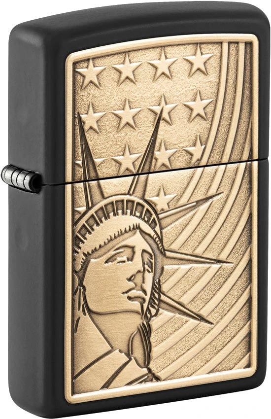 Zippo Lady Liberty Emblem Lighter 48921 by Zippo