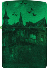 Zippo Horror House Lighter - Glow In The Dark Finish 540 Color Process, Boxed For Gifting by Zippo