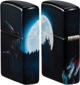 Zippo Horror Wolf Lighter - Premium Gothic Collectible Featuring Bold Cinematic Horror Artwork by Zippo