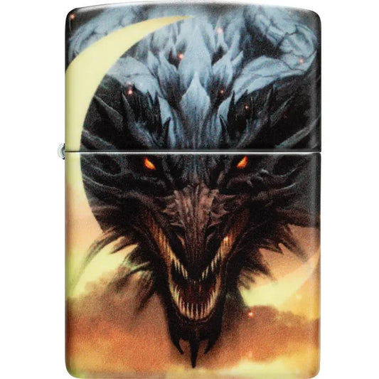 Zippo Dragon Design Lighter Featuring Glow in the Dark Finish for Collectors and Dragon Lovers by Zippo