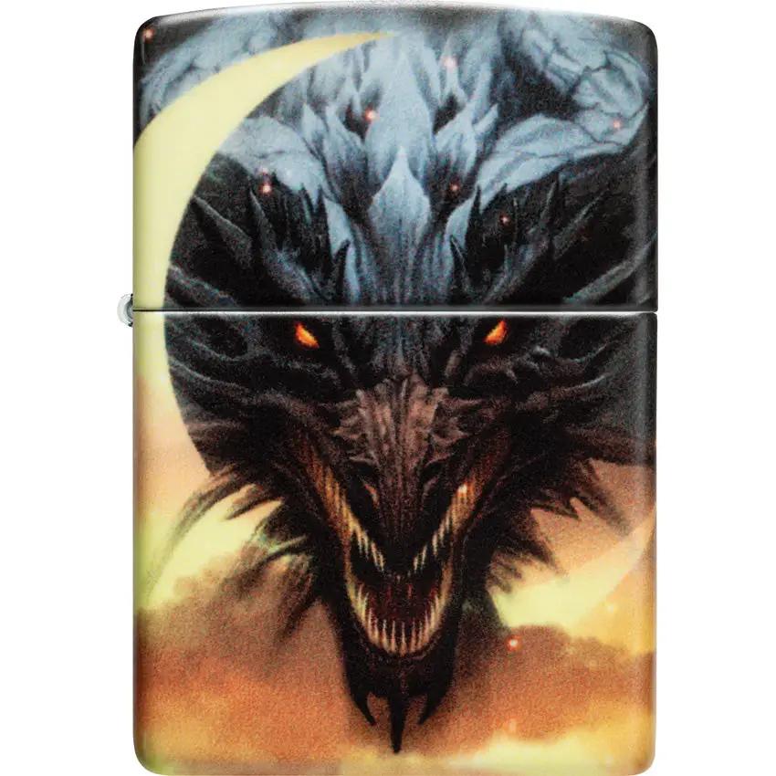 Zippo Dragon Design Lighter Featuring Glow in the Dark Finish for Collectors and Dragon Lovers by Zippo