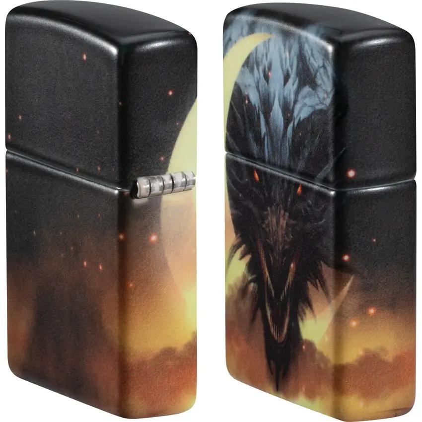 Zippo Dragon Design Lighter Featuring Glow in the Dark Finish for Collectors and Dragon Lovers by Zippo