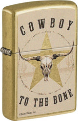 Zippo Buck Wear Cowboy Lighter 48937 by Zippo