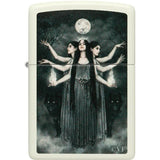 Zippo Victoria Frances Lighter - Glow In The Dark Finish For Collectors And Gothic Art Fans by Zippo