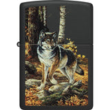 Zippo Linda Picken Wolf Lighter - Black Matte Finish Boxed Gift For Collectors And Fans by Zippo