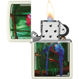 Zippo Carol Cavalaris Bird Lighter - Glow In The Dark Boxed Collectible For Bird Lovers by Zippo
