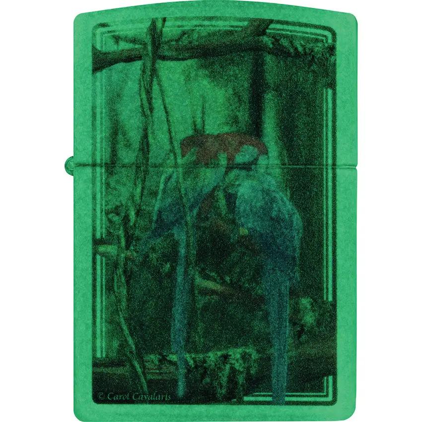 Zippo Carol Cavalaris Bird Lighter - Glow In The Dark Boxed Collectible For Bird Lovers by Zippo
