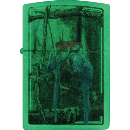 Zippo Carol Cavalaris Bird Lighter - Glow In The Dark Boxed Collectible For Bird Lovers by Zippo