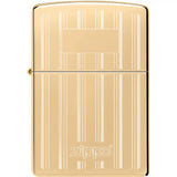 Zippo Design Lighter 46011 - Premium High Polish Brass Boxed Gift For Collectors And Enthusiasts by Zippo